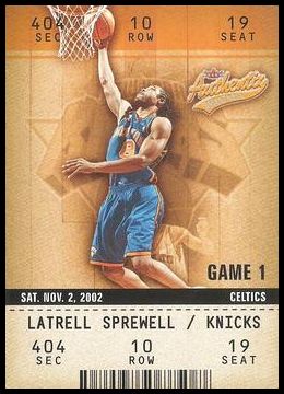 19 Latrell Sprewell